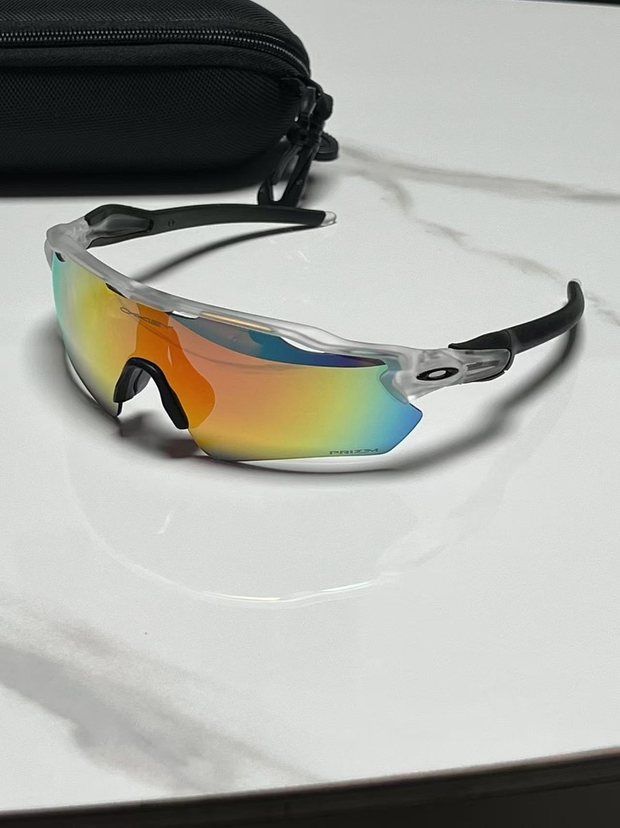 NEW OO9208 Oakley Radar EV Patn Sunglasses Transparent Frame
