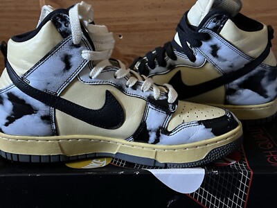 Size 7 - Nike Dunk 1985 High Black Acid Wash