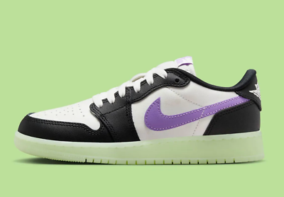 Nike Air Jordan 1 Retro Low OG Black Raspberry HF0410-001 GS New