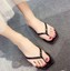 thumbnail 12 - Modern Schlupf Flach Damensandalen Zehentrenner Fußbettsandalen Riemen 35/39 B