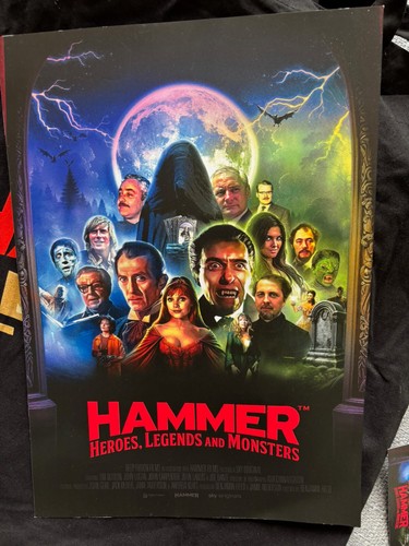 ULTRA RARE Hammer Horror Memorabilia. Legends and Monsters Premiere