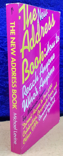 The New Address Book by Michael Levine; Putnam; 1986; pb; VG+ - Bild 2 von 3