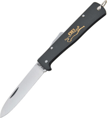 OTTER-Messer Folding Pocket Knife New Mercator Black Cat Carbon 10-426RG K
