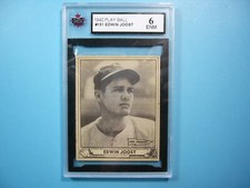1940 PLAY BALL GUM INC. MLB BASEBALL CARD #151 EDWIN JOOST KSA 6 EX/NM SHARP GL