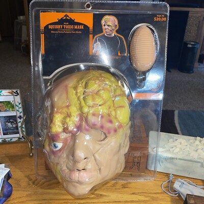 Vintage Halloween Squishy Toxic Avenger Mask 2009 Rare Toxic Crusaders NEW!!