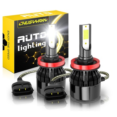 For Ford C-Max 2013-2018 2x H11 LED Headlight Low Beam Bulbs 6000K White