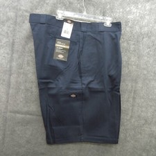 Dickies Men Work Shorts Size 50 Navy Twill Work Loose Fit 13" Multi Pockets New