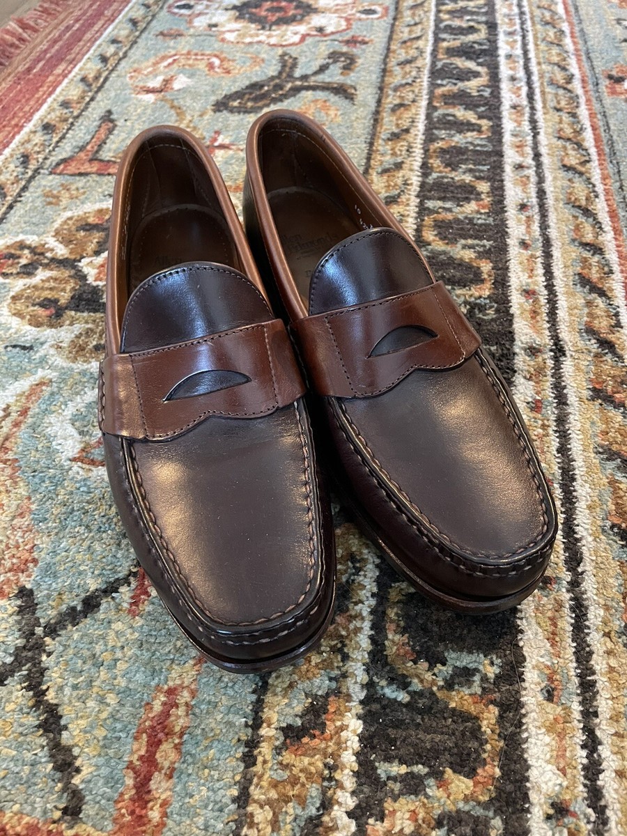 Allen Edmonds Burke Penny Loafers Mens 10 Brown Leather  display picture 2