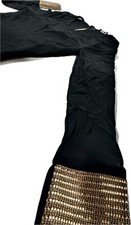 Fashion Nova Talk to Me Mesh Dress Black, Size M