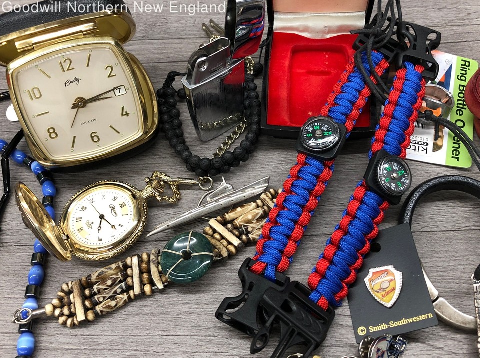 Mens Costume Jewelry Lot w. Smith Southwestern Pin Necklace Bracelet