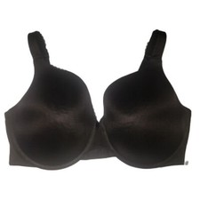 CACIQUE Black Full Coverage Underwire Bra Womens Size 42F