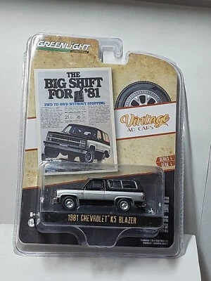 Greenlight 1/64 🇨🇵 1981 Chevrolet K5 Blazer, Serie 4 Vintage AD, Real Riders