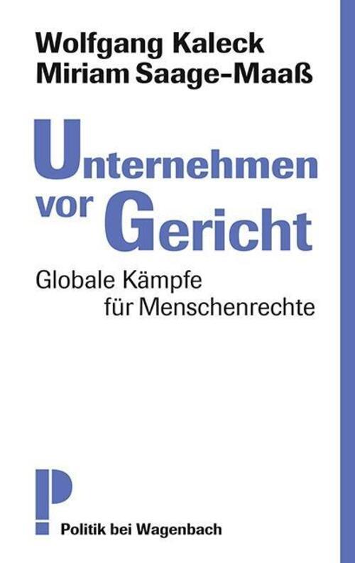 Thumbnail - Saage-maaß/wolfgang, Kaleck Miriam | Unternehmen Vor Gericht |