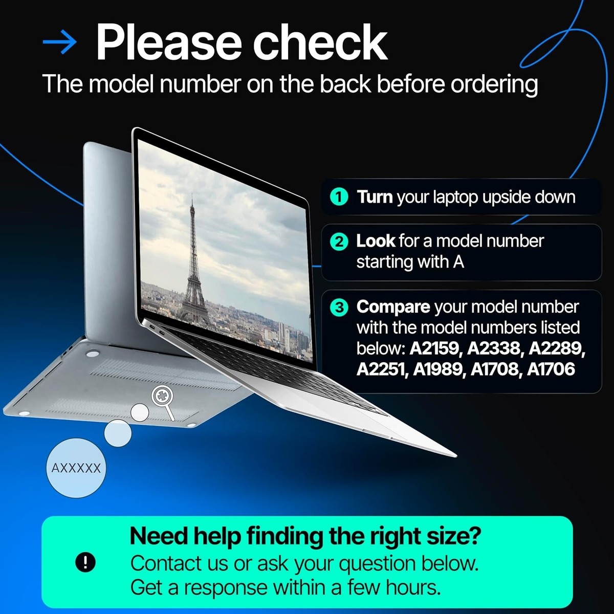 Peslv 3-Pack Anti Blue Light Screen Protector for MacBook Pro 13 Inch(2016-2022,M1,M2)&MacBook Air 13In(2018-2021,M1), 13.3 Mac Laptop Glare Filter Uv Blocker Shield Cover Eye Protection Film