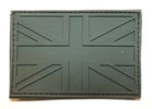 Olive Subdued Union Jack Patch, Police, Tactical, Morale, MOD, Airsoft, Badge