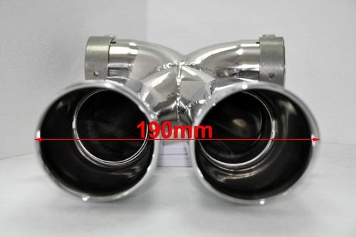 Chrome Auspuffblende Endrohre für Porsche Boxster Cayman 987 ab 05 981 ab 2012 - Bild 3 von 8