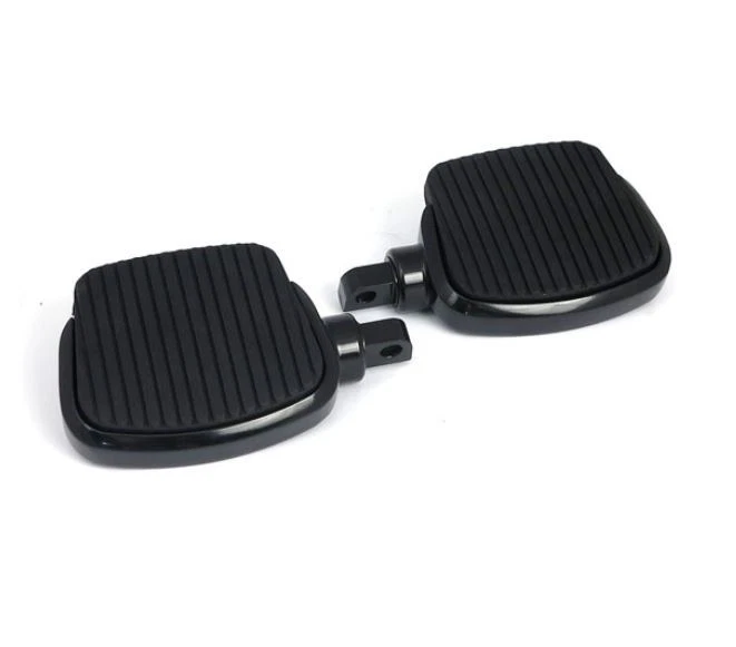Poggiapiede Per Cambio Moto Harley Davidson - Cromato, In Alluminio E Gomma, Filetto 8mm, Universale Per Sportster Softail Dyna Touring