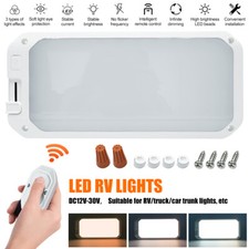 12V Roof Ceiling Interior LED Light Camper Van Bus Boat Caravan Dome Lamp White