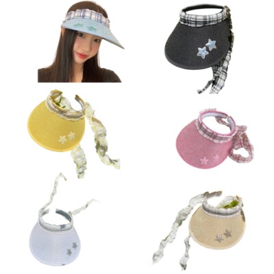 Sun Visors Women Sunscreen Empty Top Hat for Fishing Mountaineering Gifts