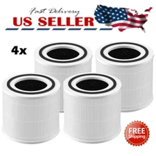 4x Core 300 Replacement True HEPA Filter for Levoit Air Purifier P350, 300-RAC
