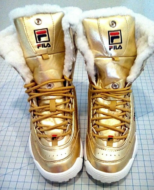 fila shearling boots