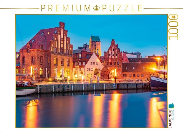 Puzzle Calvendo Port De Wismar | 1000 PièCes, Format Assemblé 64 × 48 Cm | Puzzl-image