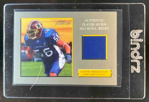 2006 Topps Türkei rot LaVar Arrington Trikot grau #TRR-LA Giants