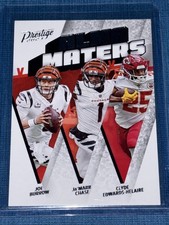 2023 Panini Prestige  Alma Maters AM-14 Joe Burrow Clyde E-H JaMarr Chase LSU 