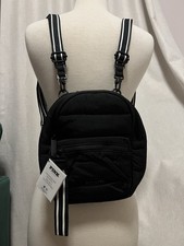 Victoria's Secret ROSA Mini Convertible Negra Mochila Bandolera Ajustable Nueva