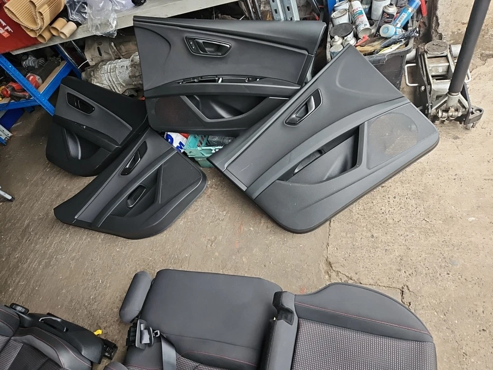 seat leon fr mk3 half leather seats set 2013-2019 - Image 2 of 4