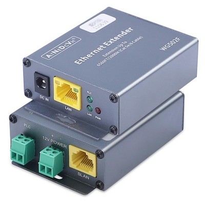 Ethernet Range Extender Repeater Kit, Ethernet LAN Range Extension Distance 6...