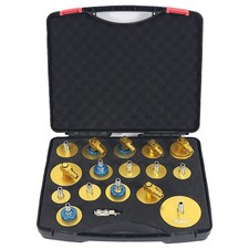 Wzyblixo 17 Pcs Master Cylinder Bleeder Kit Brake Fluid Bleeder Adapter