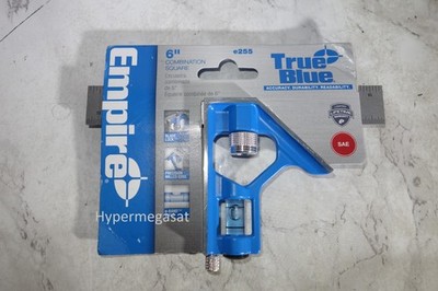 New Empire Level 6'' Inch Pocket True Blue Combination Square e255