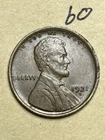 1921-S LINCOLN WHEAT CENT, low mintage, "EXTREMELY FINE" condition coin, #60
