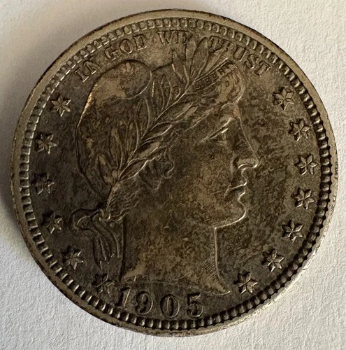 1905-O Barber Quarter - GREAT Coin
