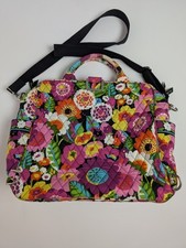 Vera Bradley Laptop Bag Floral Quilted 16x12 ...