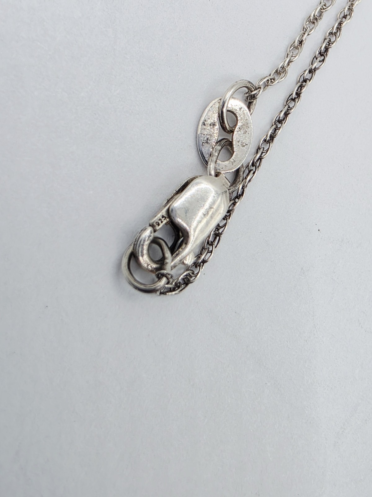 Sterling Silver Diamond & Ruby Double Heart Neckl… - image 4