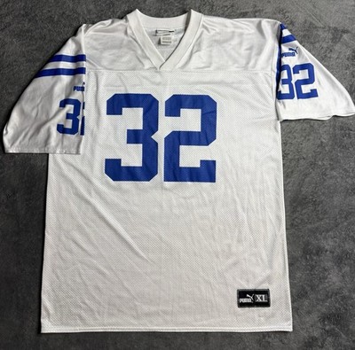 Vintage Puma Indianapolis Colts Edgerrin James #32 Jersey Mens XL White Away 90s