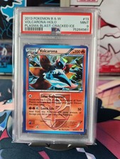 Volcarona - (B&W Plasma Blast) 13/101 Holo 2013 Pokemon CRACKED ICE PSA 9! Pop 1