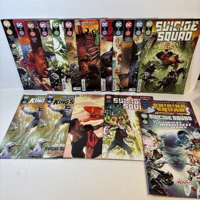 Suicide Squad #2-10, 12-15 +Annual 2021, Variant Cover #7, King Shark -Lot of 19