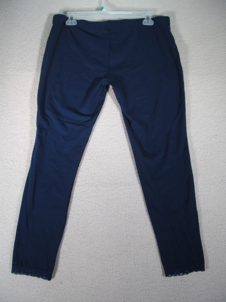 Vintage No boundries Stretch Pant Womens Juniors XLG 15/17 Blue Y2K Lace - Image 4 of 4