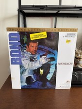 James Bond MOONRAKER Roger Moore 1979 Laser 2 Disc Set Deluxe Letter Box Edition