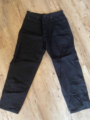 VINTAGE PJ MARK Heavy Denim Baggy W38 (fällt aus wie W35) | Black Y2K Pants