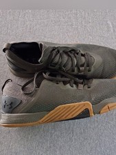 Under Armour Tribase Reign Men's Olive Knit Training Sneakers 10