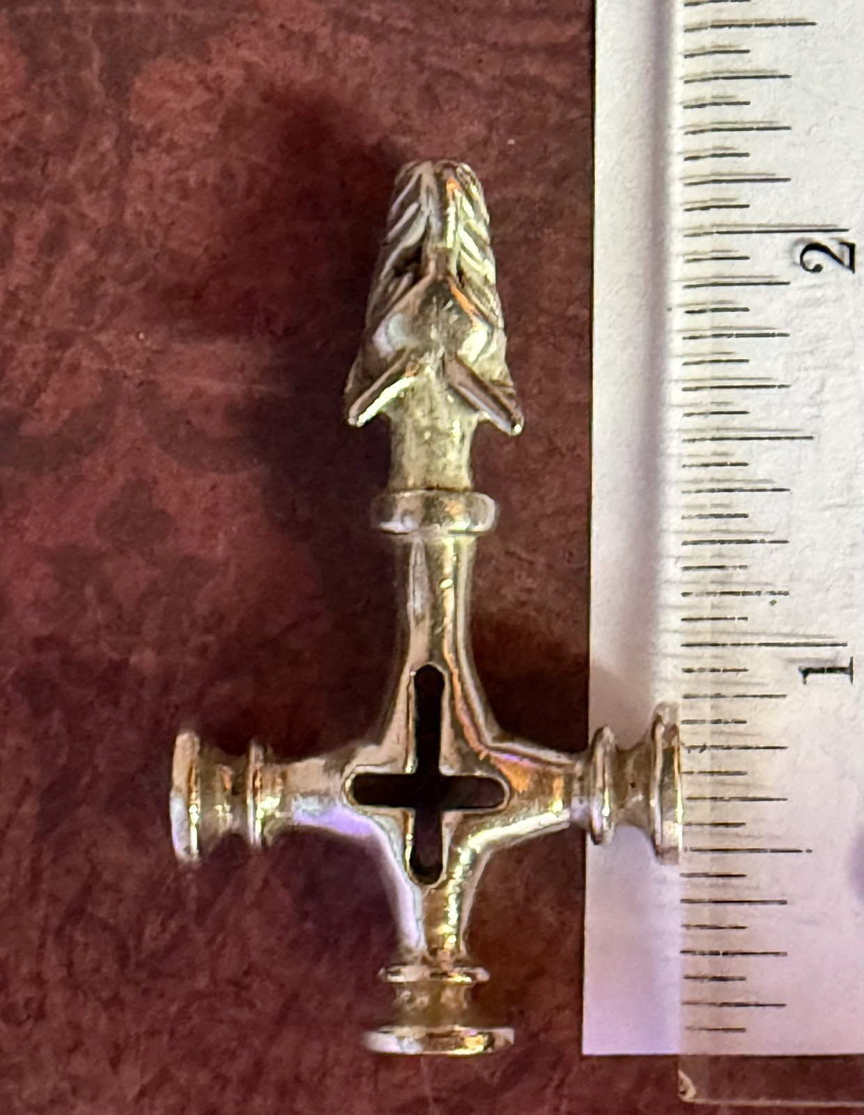 Large Solid Sterling Silver 925 Icelandic Wolf Cr… - image 12