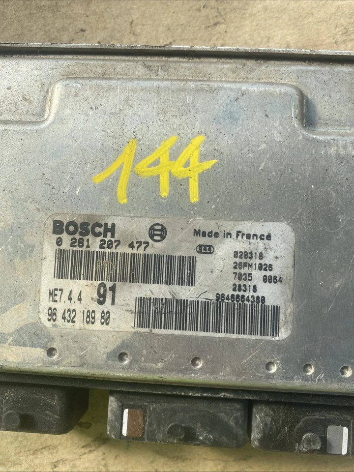 0281207477 centralina motore per PEUGEOT 206 CC 1.6 16V CAT 2001 - Immagine 2 di 4