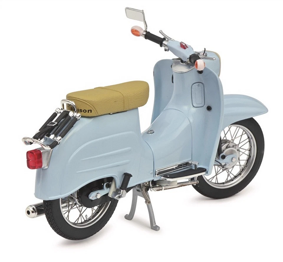 Schuco 1/10 Simson KR51/1 Blue Motorcycle Diecast Model Toy Gift NIB - Image 2 of 4