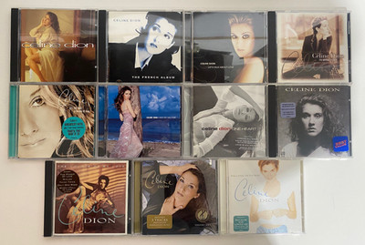 Celine Dion Lot of 11 CD Collection Frech Album Unison One Heart EX Condition