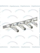 100PCS 1.25mm Male Crimp Pins Connectors 1.25 Terminals