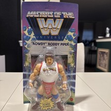 Masters Of The WWE Universe    Rowdy    Roddy Piper action figure Unpunched